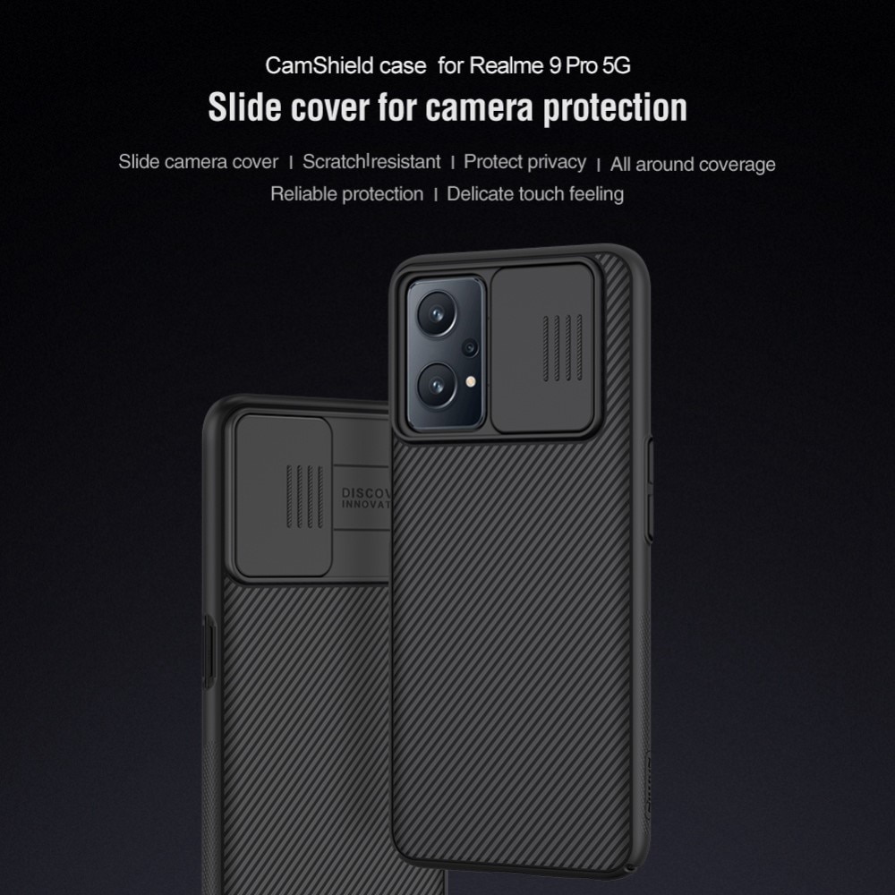 Realme 9 Pro CamShield Case Black