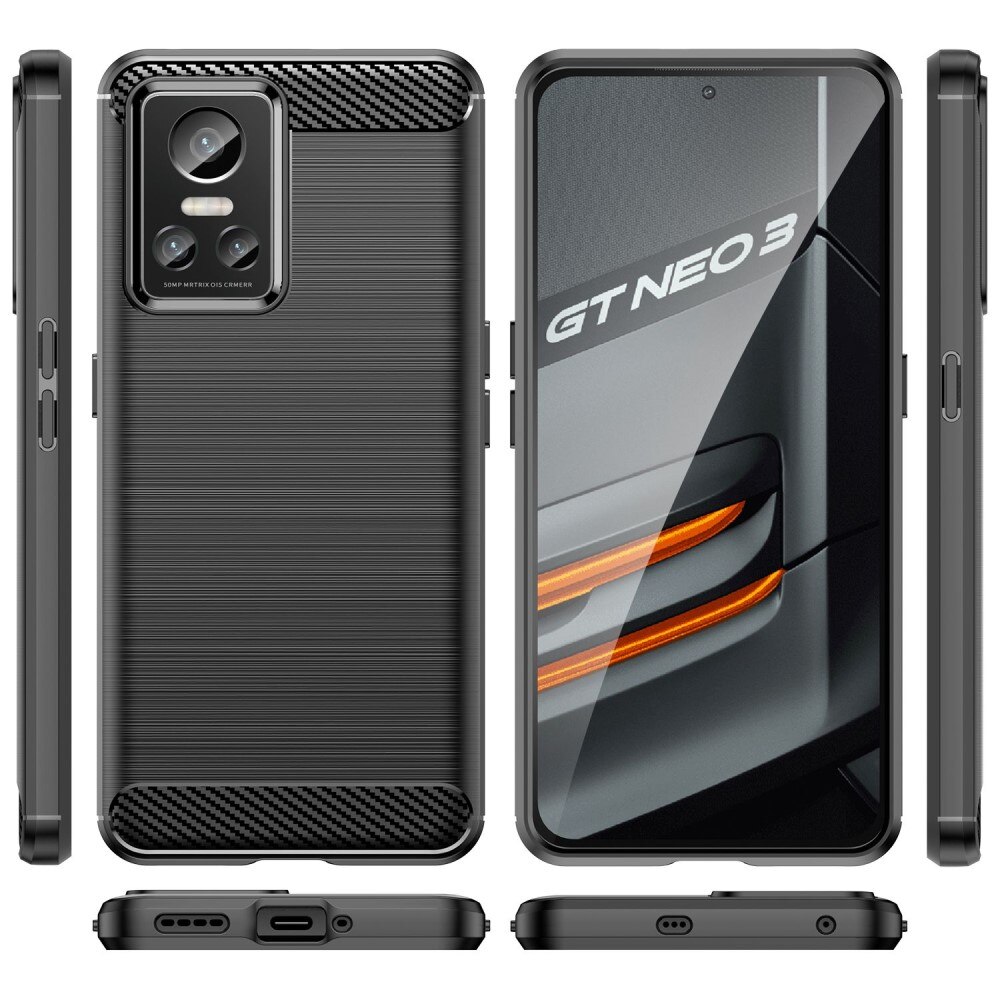 Realme GT Neo 3 Brushed TPU Case Black