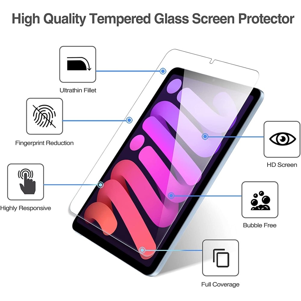 iPad Mini 6th Gen (2021) Tempered Glass Screen Protector 0.3mm