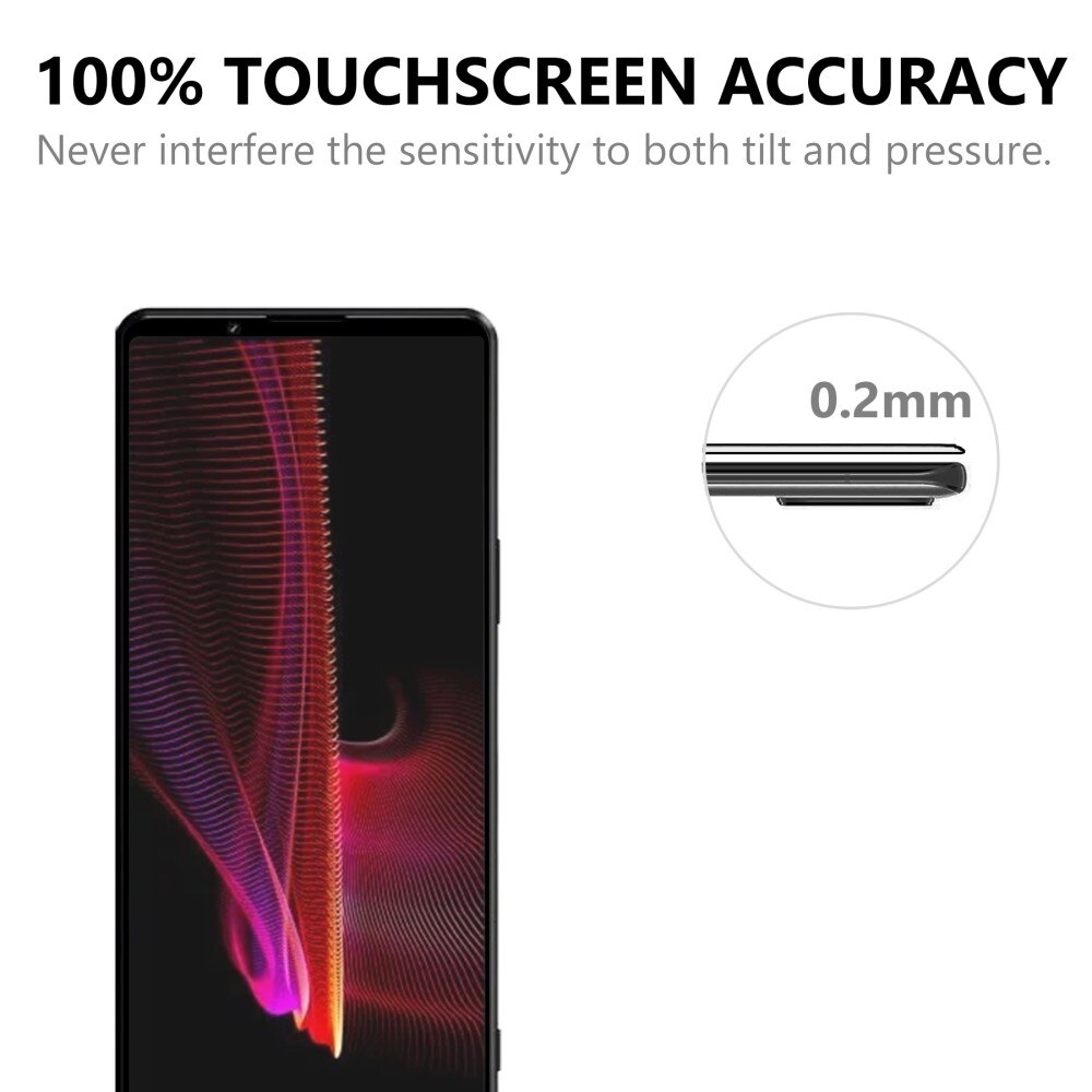 Sony Xperia 1 III Tempered Glass Full Cover Black