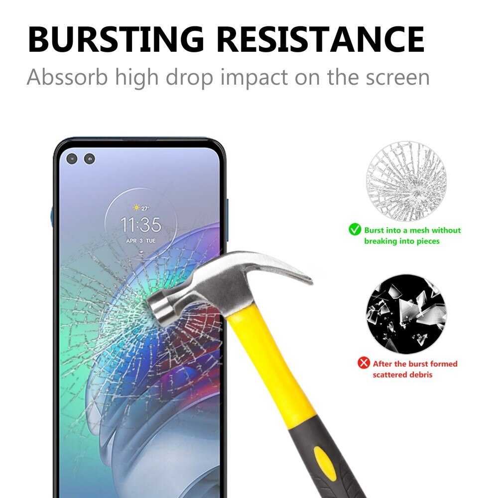 Motorola Moto G100 Tempered Glass Full Cover Black