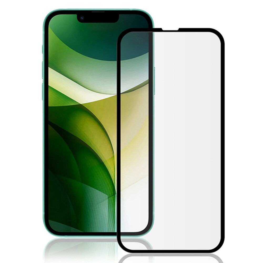 iPhone 13/13 Pro Tempered Glass Full Cover Black