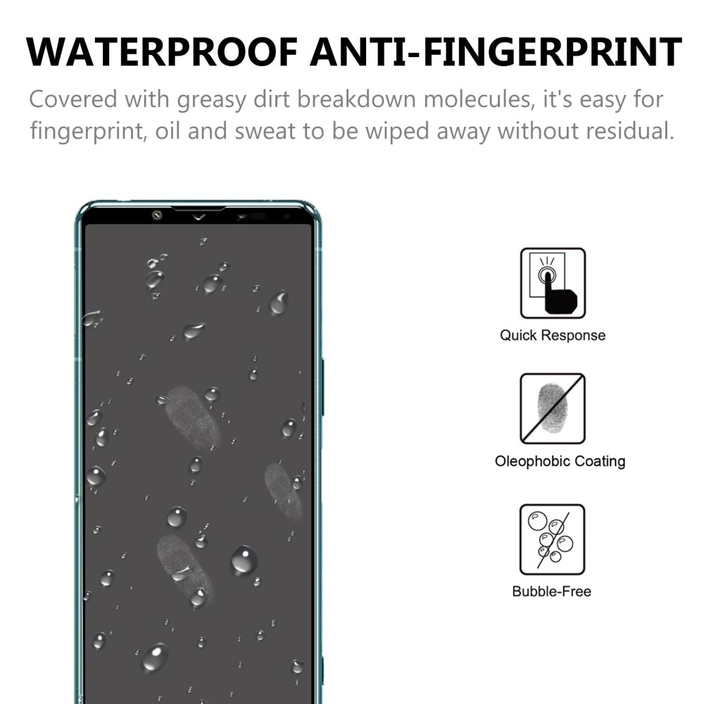 Sony Xperia 5 III Tempered Glass Full Cover Black