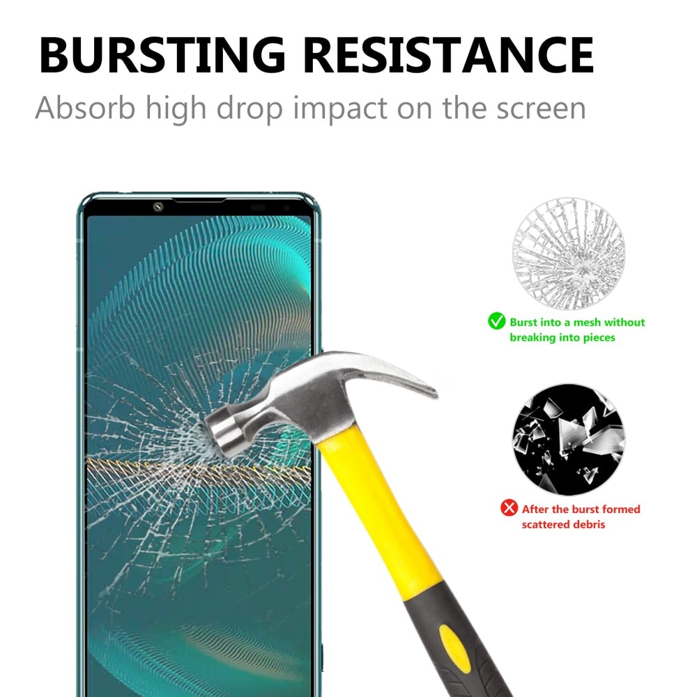 Sony Xperia 5 III Tempered Glass Full Cover Black