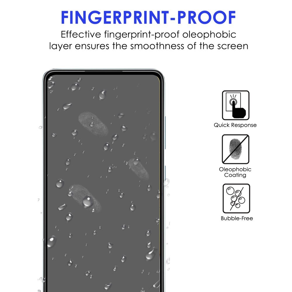 Samsung Galaxy A73 5G Tempered Glass Full Cover Black