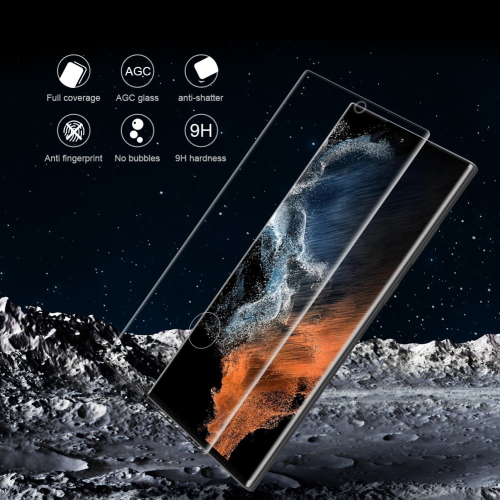 Samsung Galaxy S22 Ultra Amazing CP+MAX Tempered Glass Black