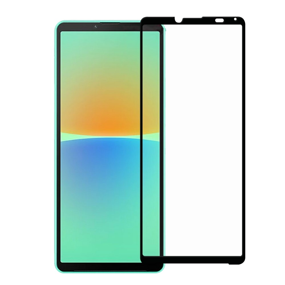 Sony Xperia 10 iV Tempered Glass Full-Cover Screen Protector Black