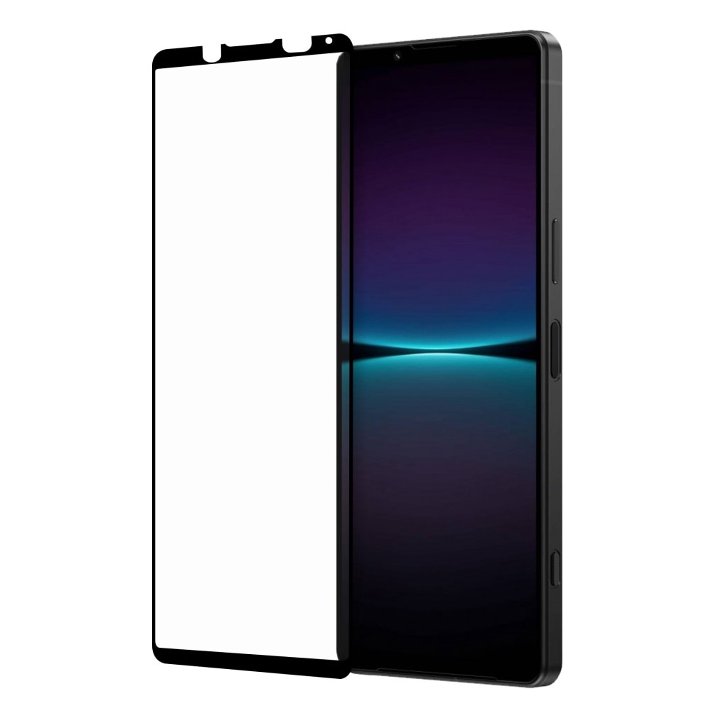 Sony Xperia 1 IV Tempered Glass Full-Cover Screen Protector Black