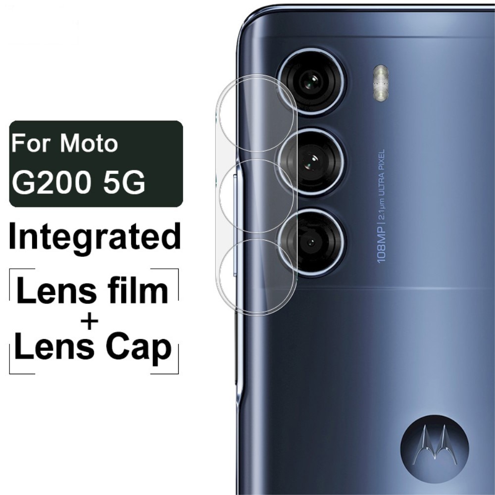Motorola Moto G200 Tempered Glass 0.2mm Lens Protector Transparent