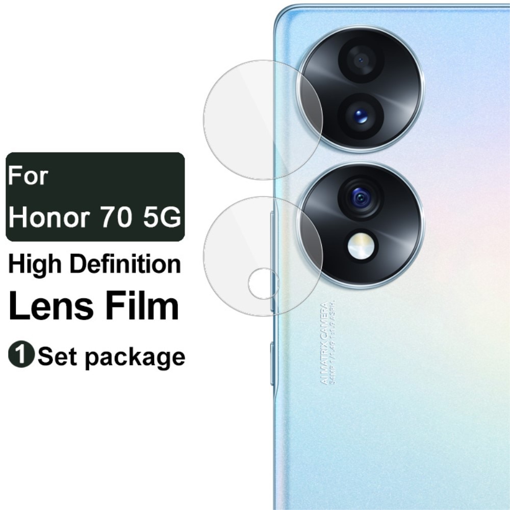Honor 70 Tempered Glass 0.2mm Lens Protector Transparent