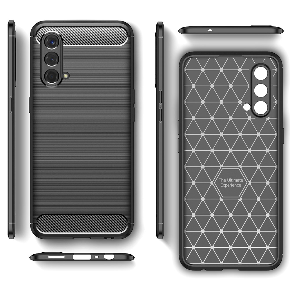 OnePlus Nord CE 5G Brushed TPU Case Black