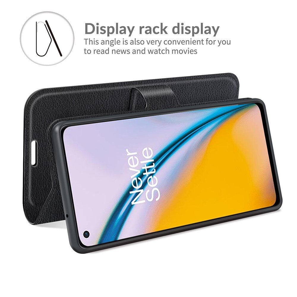  OnePlus Nord 2 5G Wallet Book Cover Black