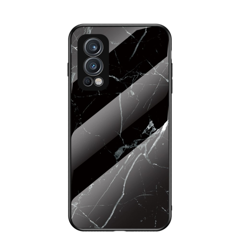 OnePlus Nord 2 5G Tempered Glass Case Black Marble