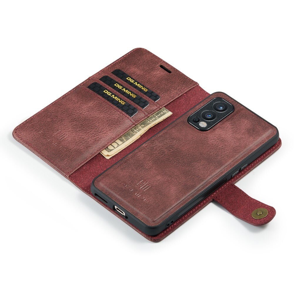 OnePlus Nord 2 5G Magnet Wallet Red