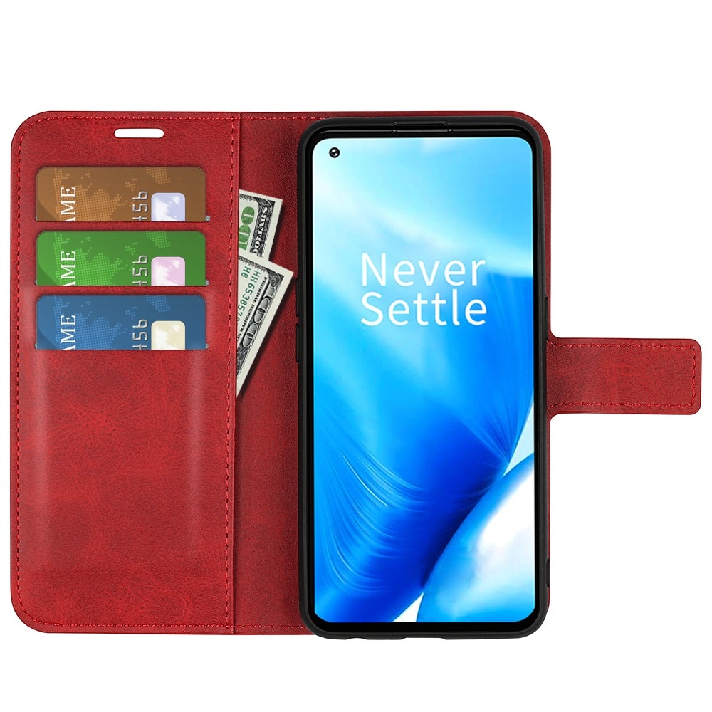 OnePlus Nord N20 Leather Wallet Red