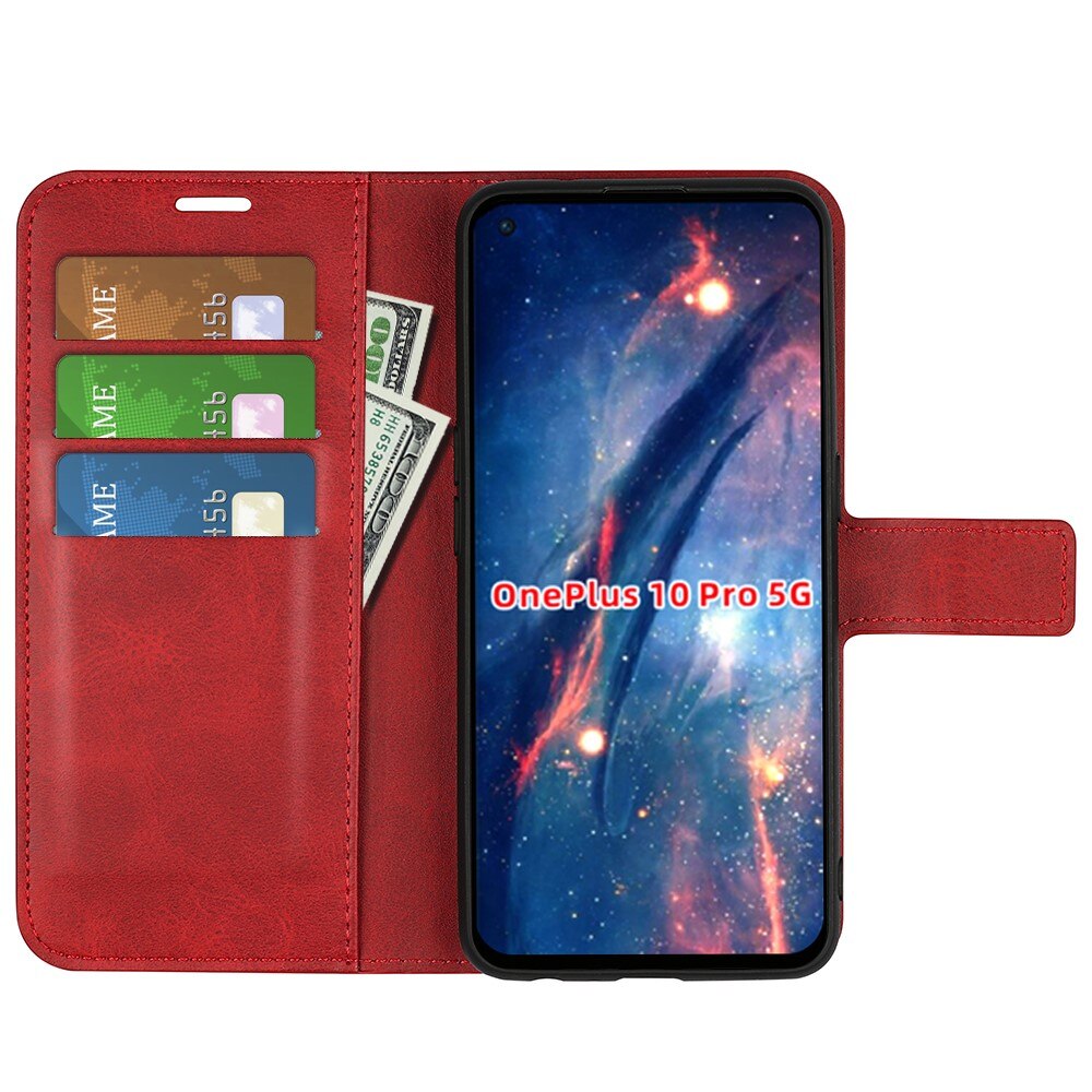 OnePlus 10 Pro Leather Wallet Red