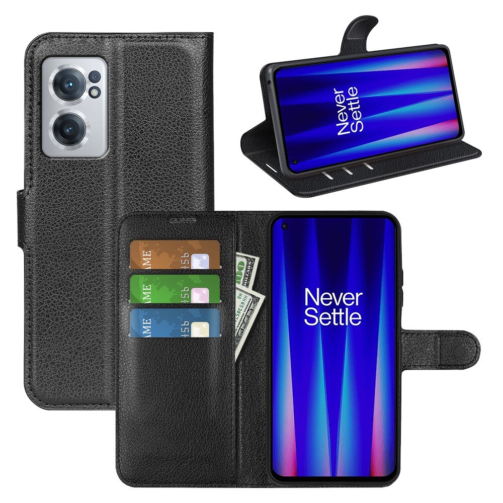  OnePlus Nord CE 2 5G Wallet Book Cover Black
