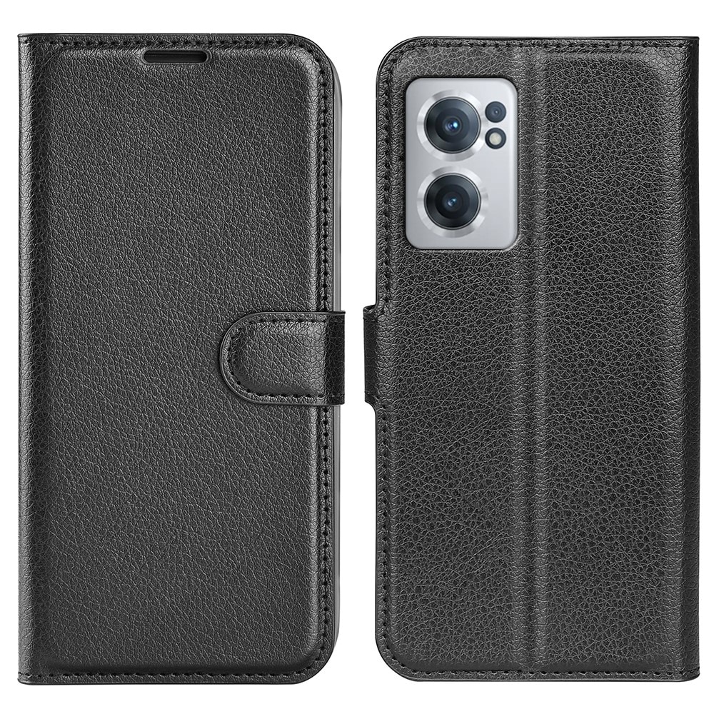 OnePlus Nord CE 2 5G Wallet Book Cover Black