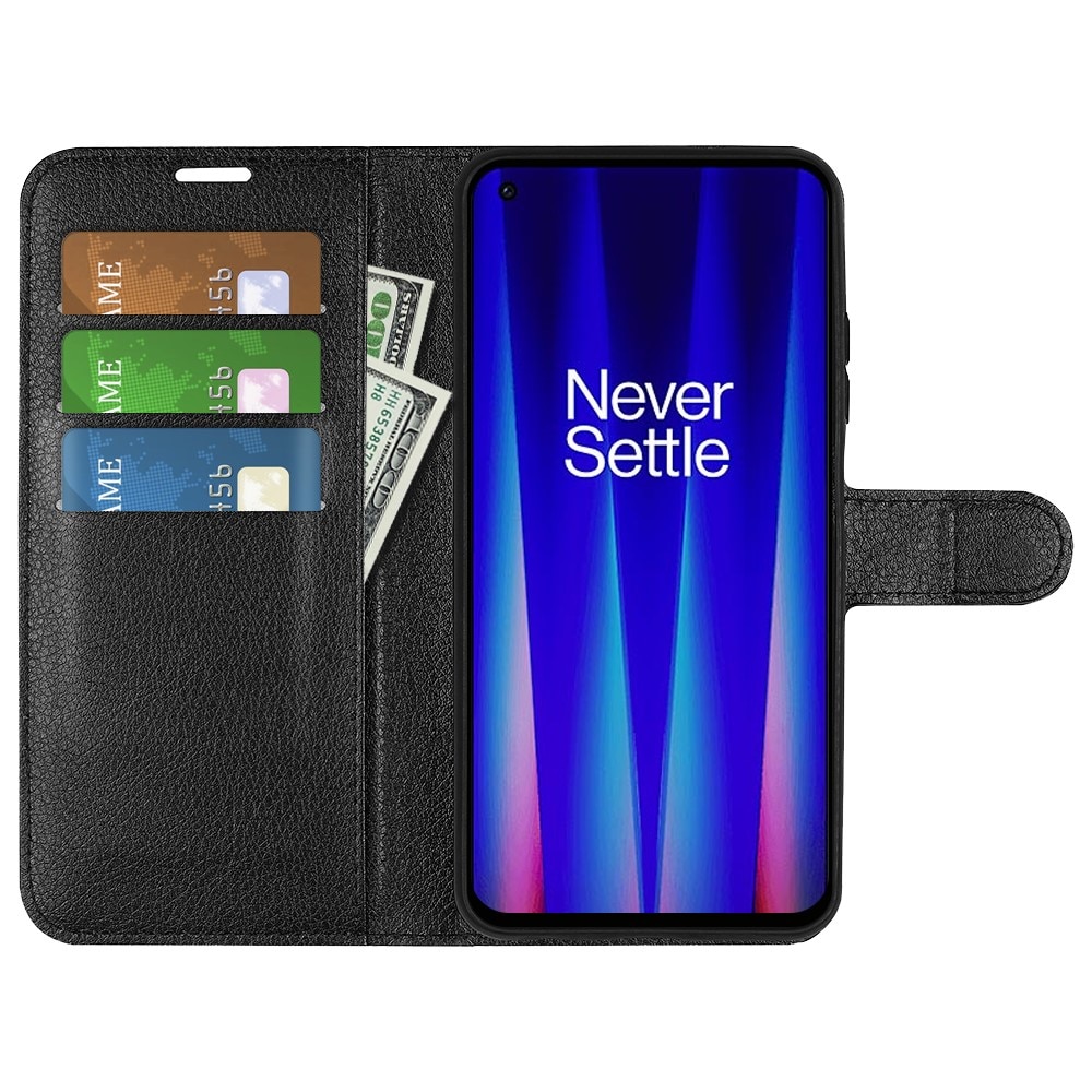 OnePlus Nord CE 2 5G Wallet Book Cover Black