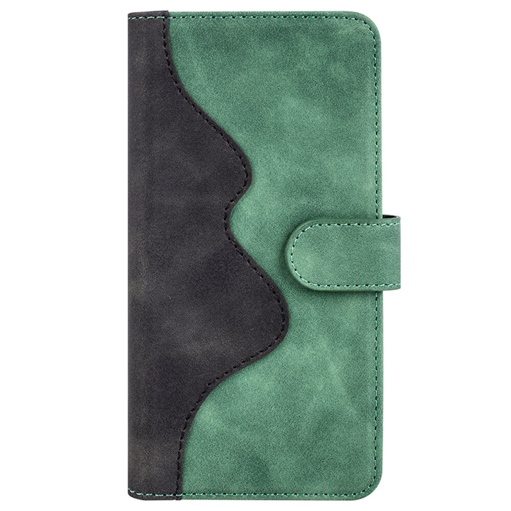 OnePlus Nord 2T 5G Wallet Case Color Splicing Green