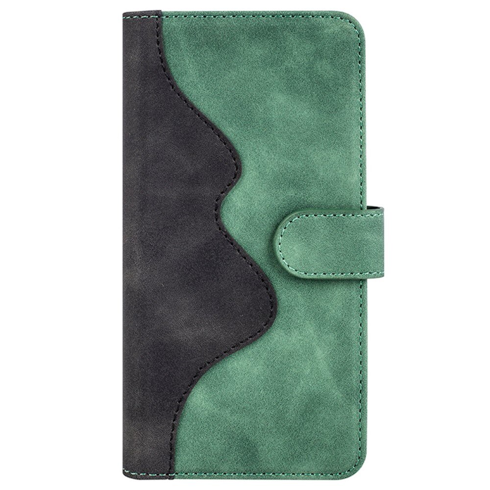 OnePlus Nord 2T 5G Wallet Case Color Splicing Green