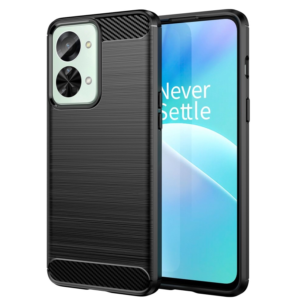 OnePlus Nord 2T 5 g Brushed TPU Case Black