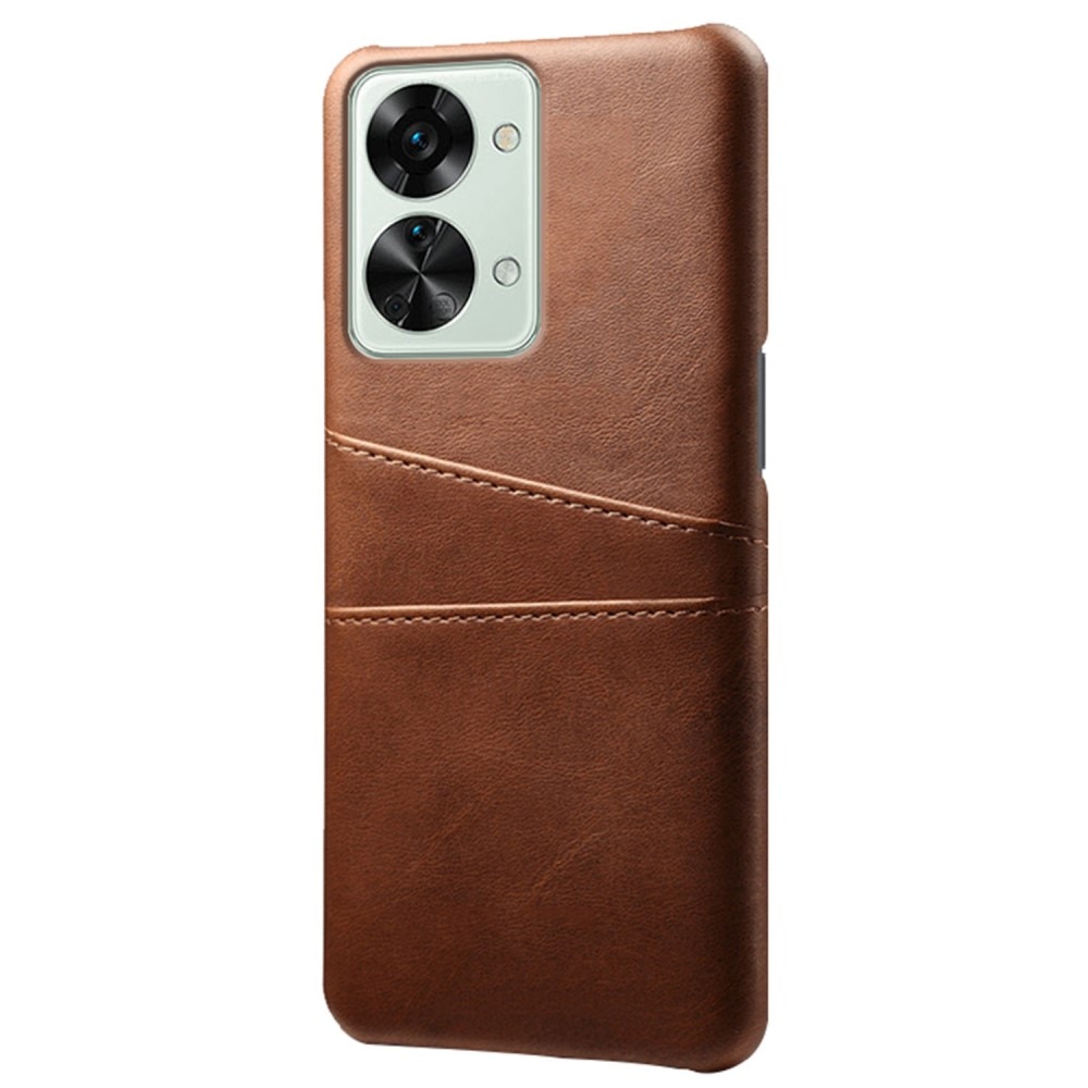 OnePlus Nord 2T 5G Cards Slot Case Brown