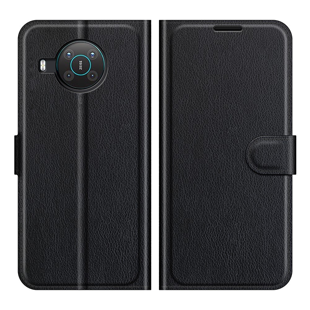Nokia X20/X10 Wallet Book Cover Black