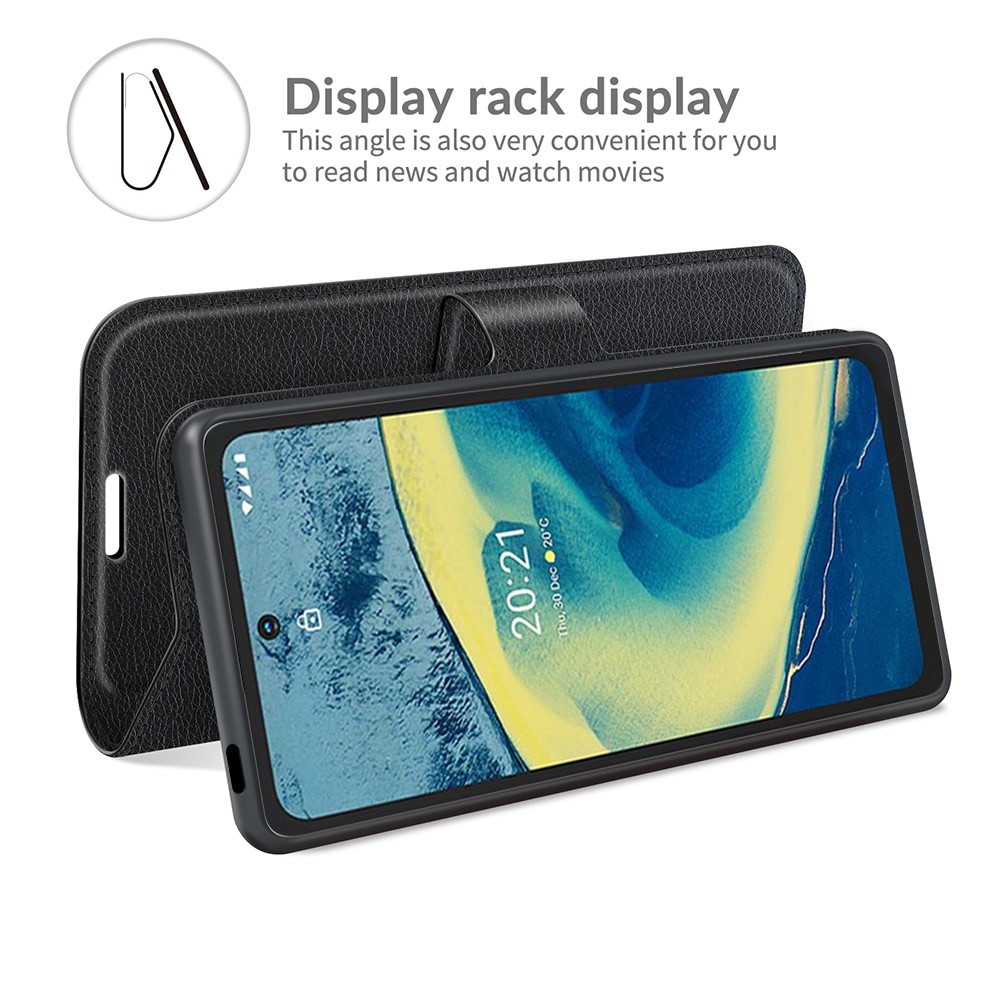 Nokia XR20 Wallet Book Cover Black