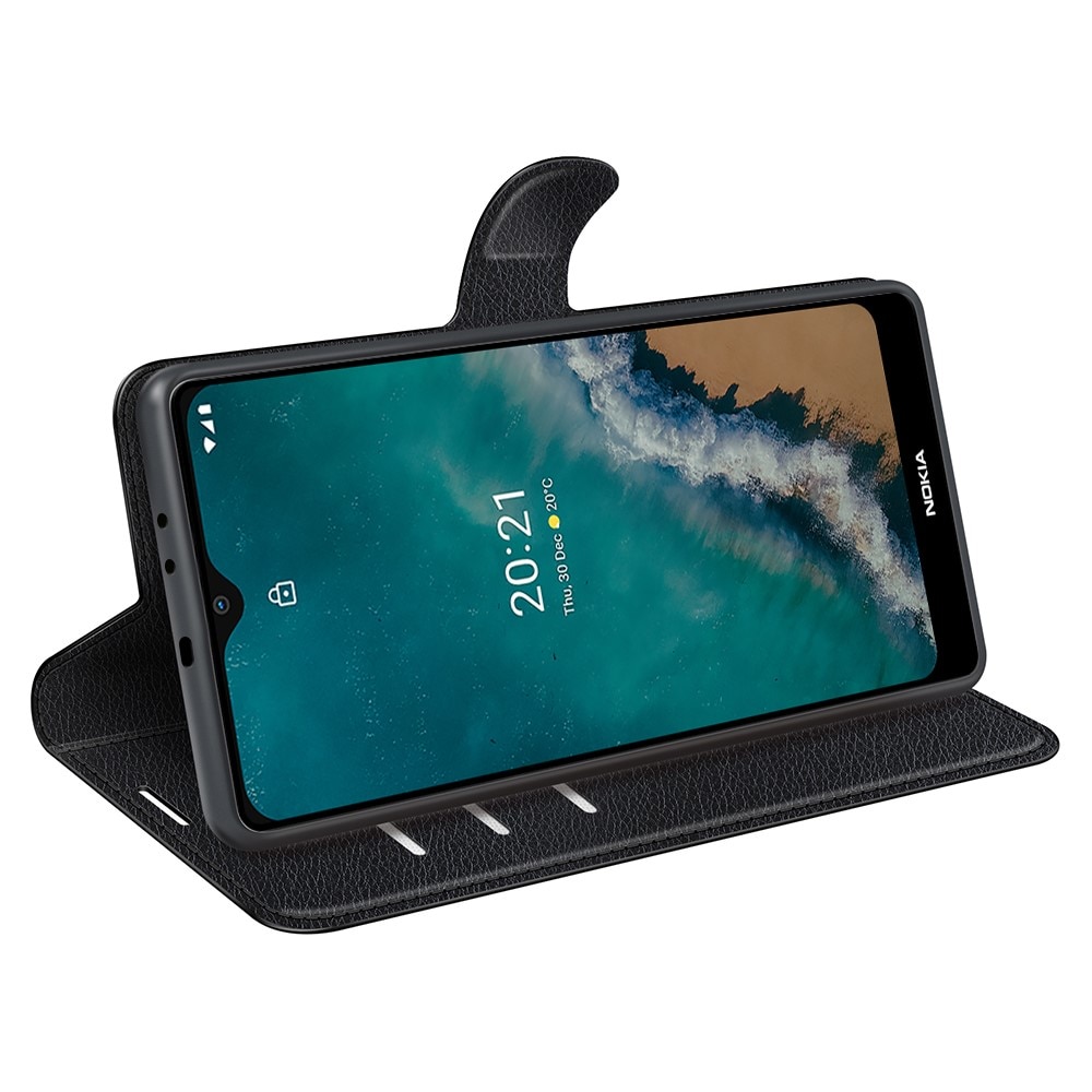  Nokia G50 Wallet Book Cover Black