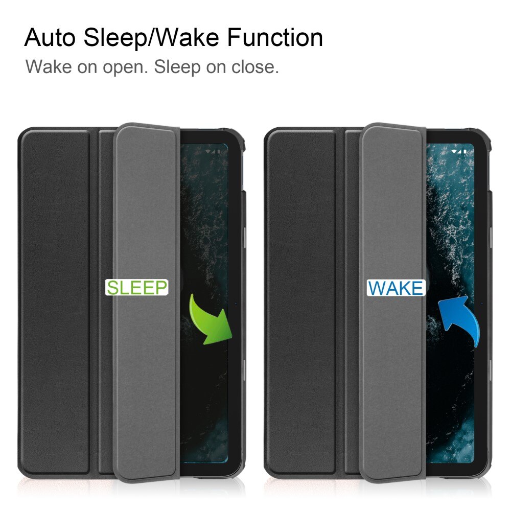  Nokia T20 Tri-Fold Cover Black