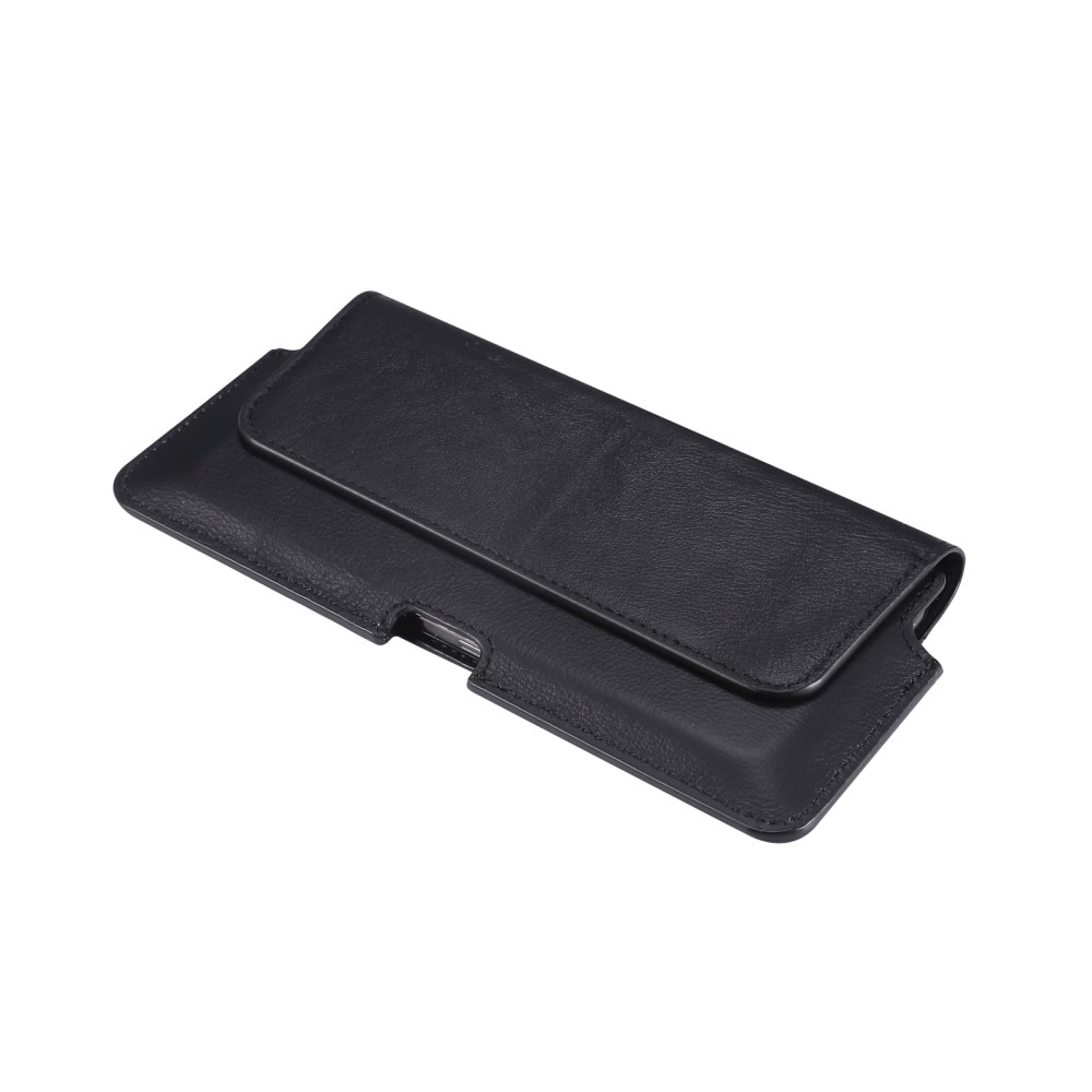 Leather Belt Bag for iPhone SE (2020) Black