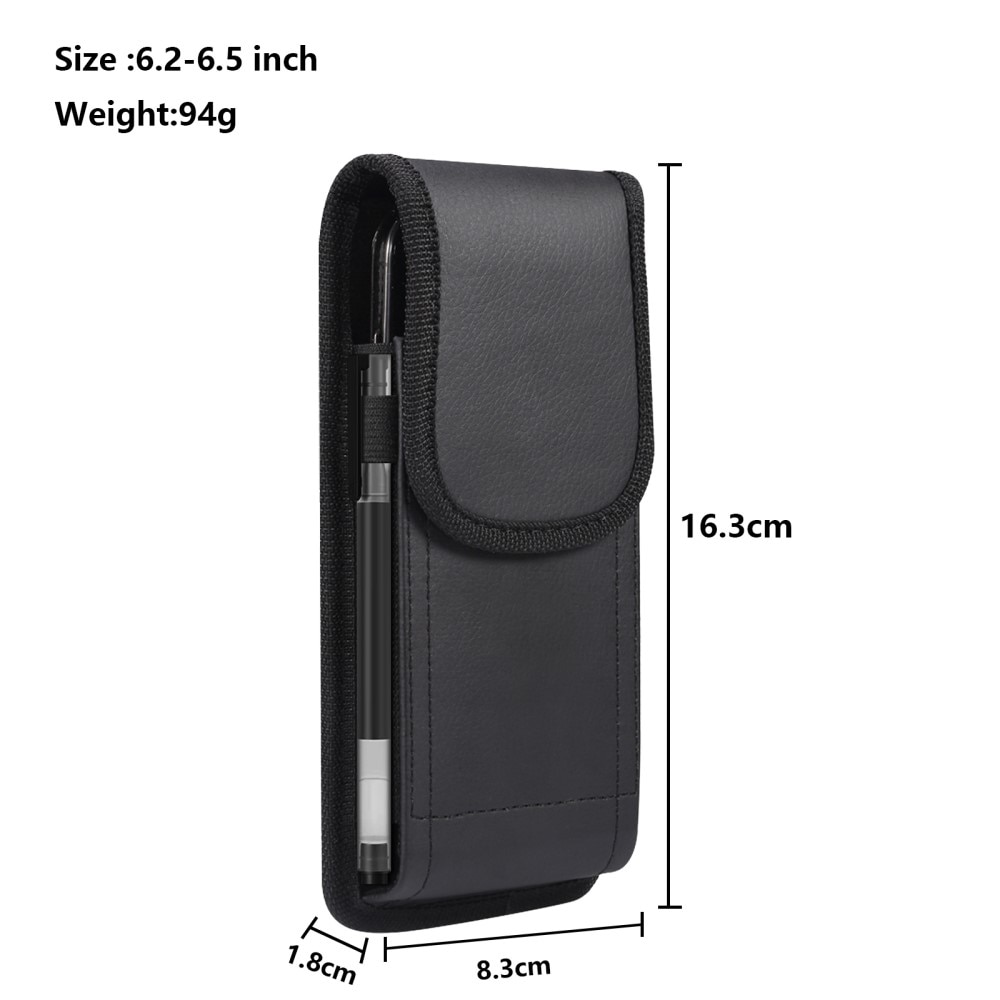 Slim Belt Bag for for Phone L Black