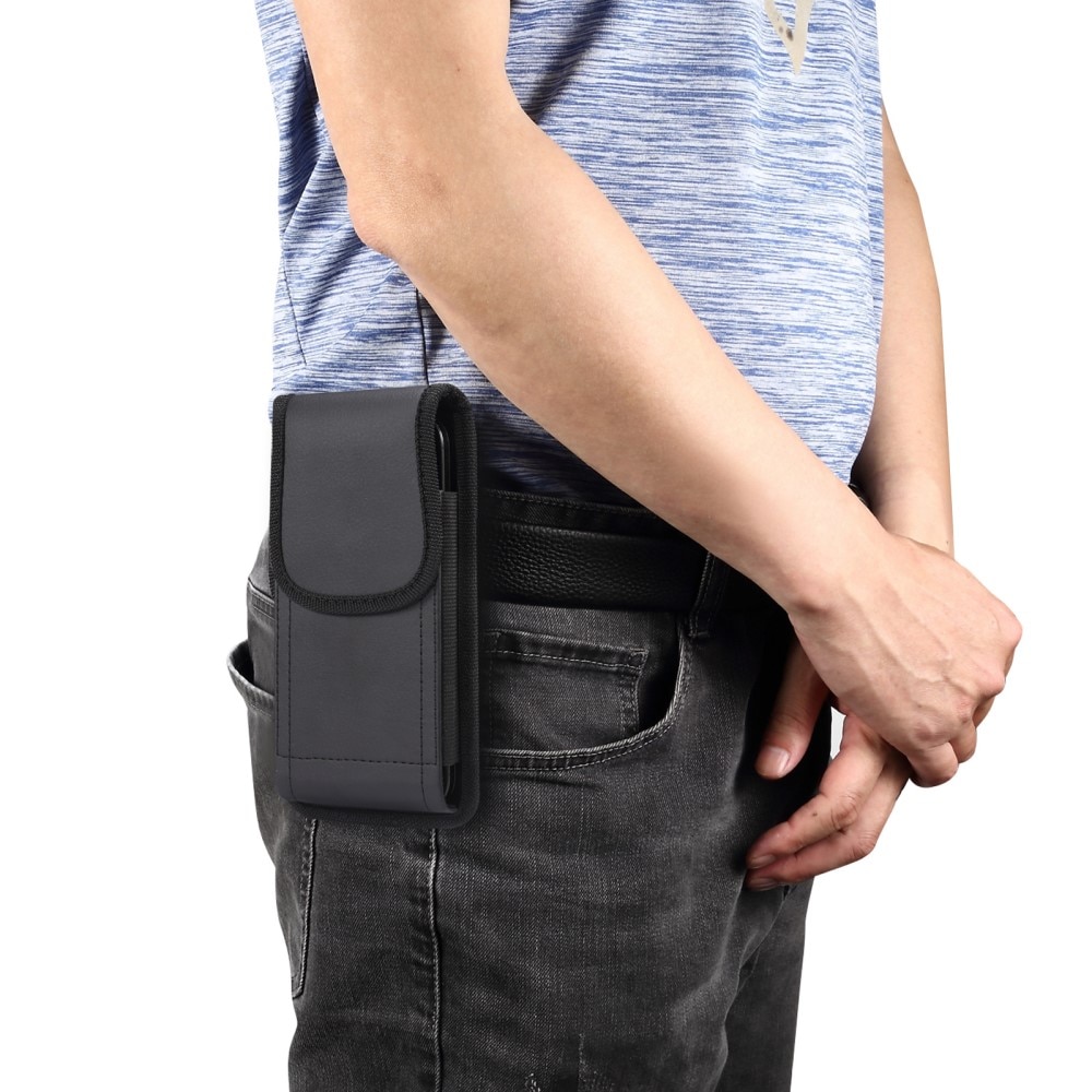 Slim Belt Bag for for Phone L Black