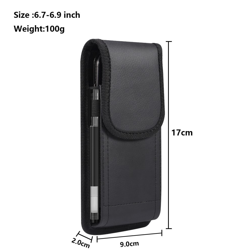 Slim Belt Bag for for Phone XL Black
