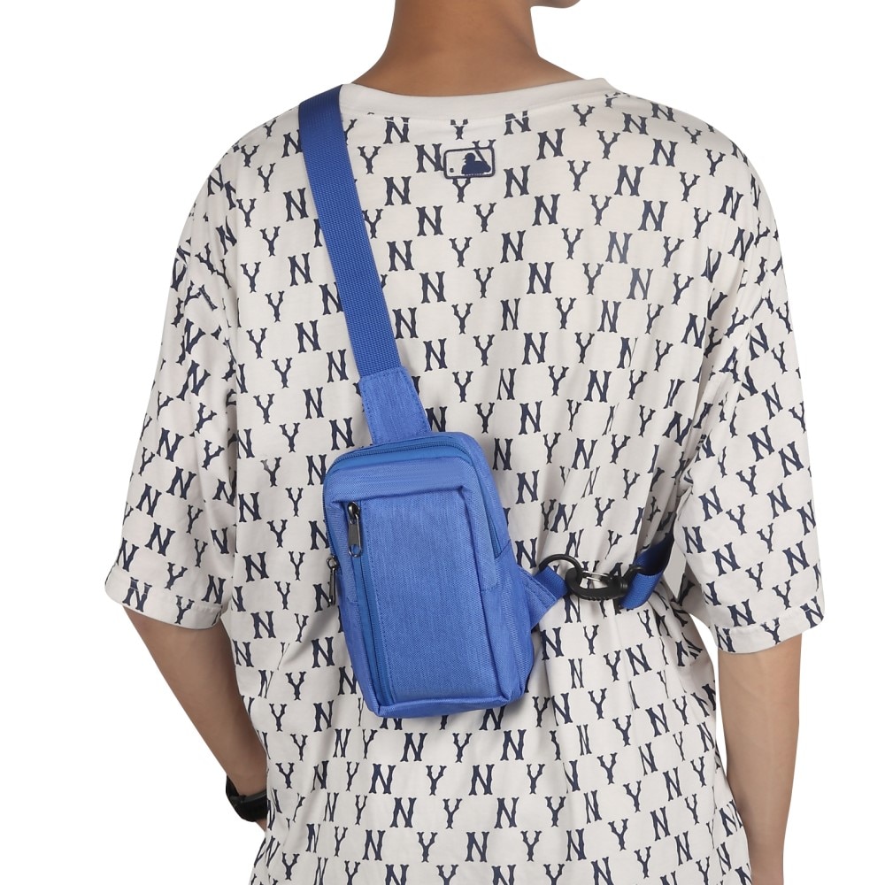 Small Crossbody Bag Nylon Blue