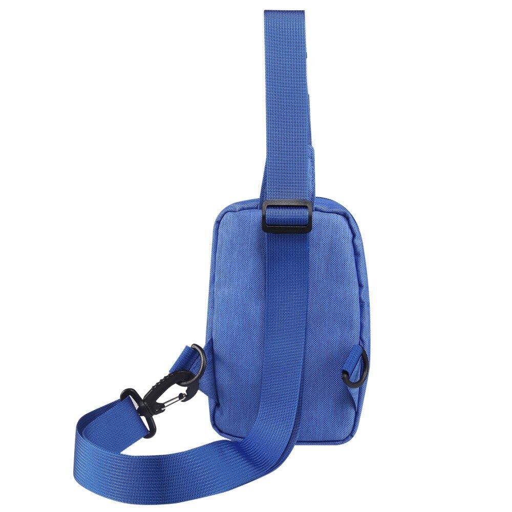 Small Crossbody Bag Nylon Blue