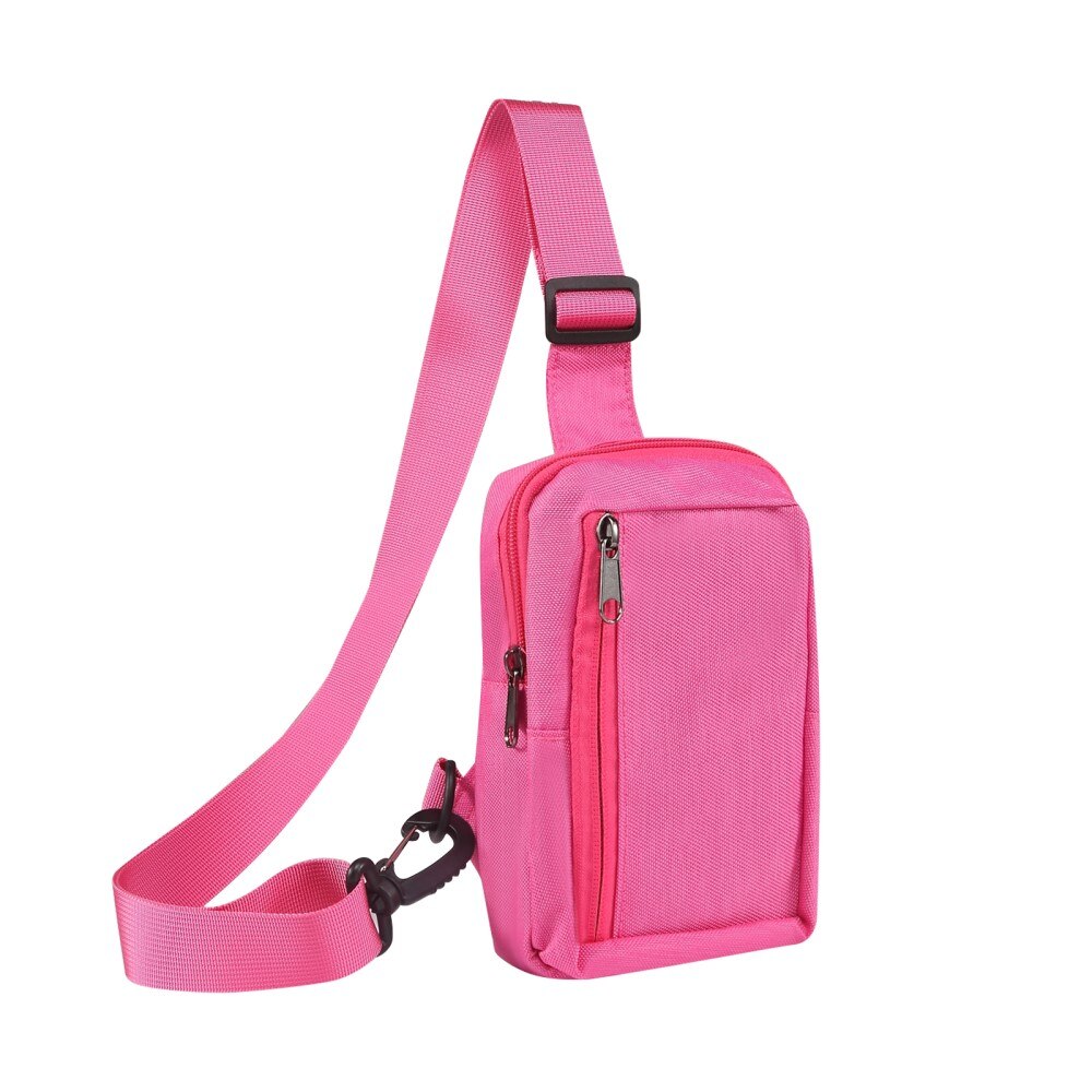 Small Crossbody Bag Nylon Pink