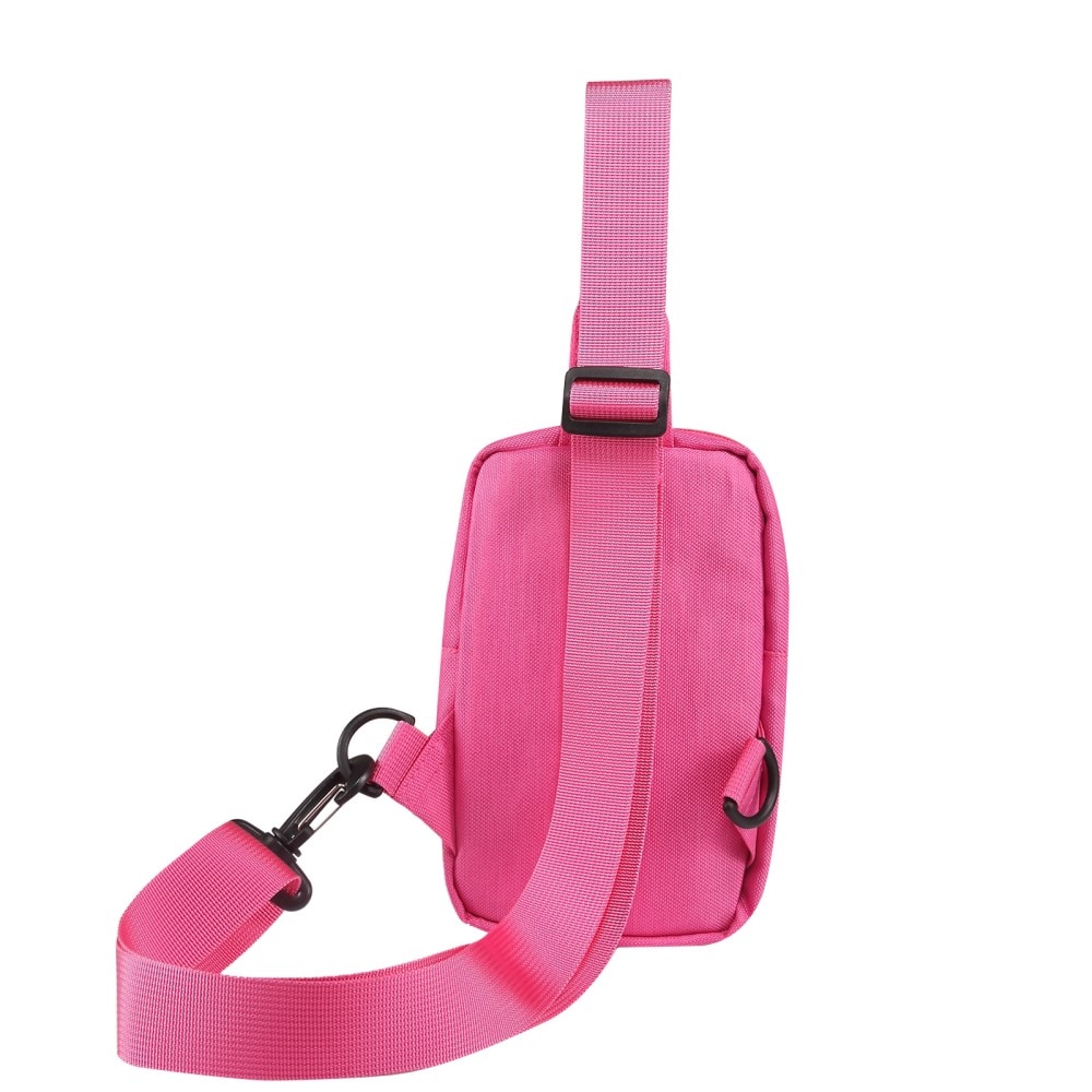 Small Crossbody Bag Nylon Pink