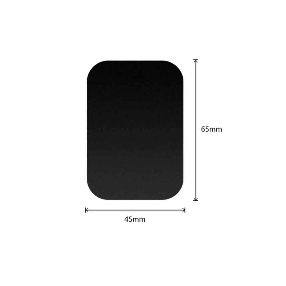 Universal Magnetic Metal Plate for Mobile Holder Black