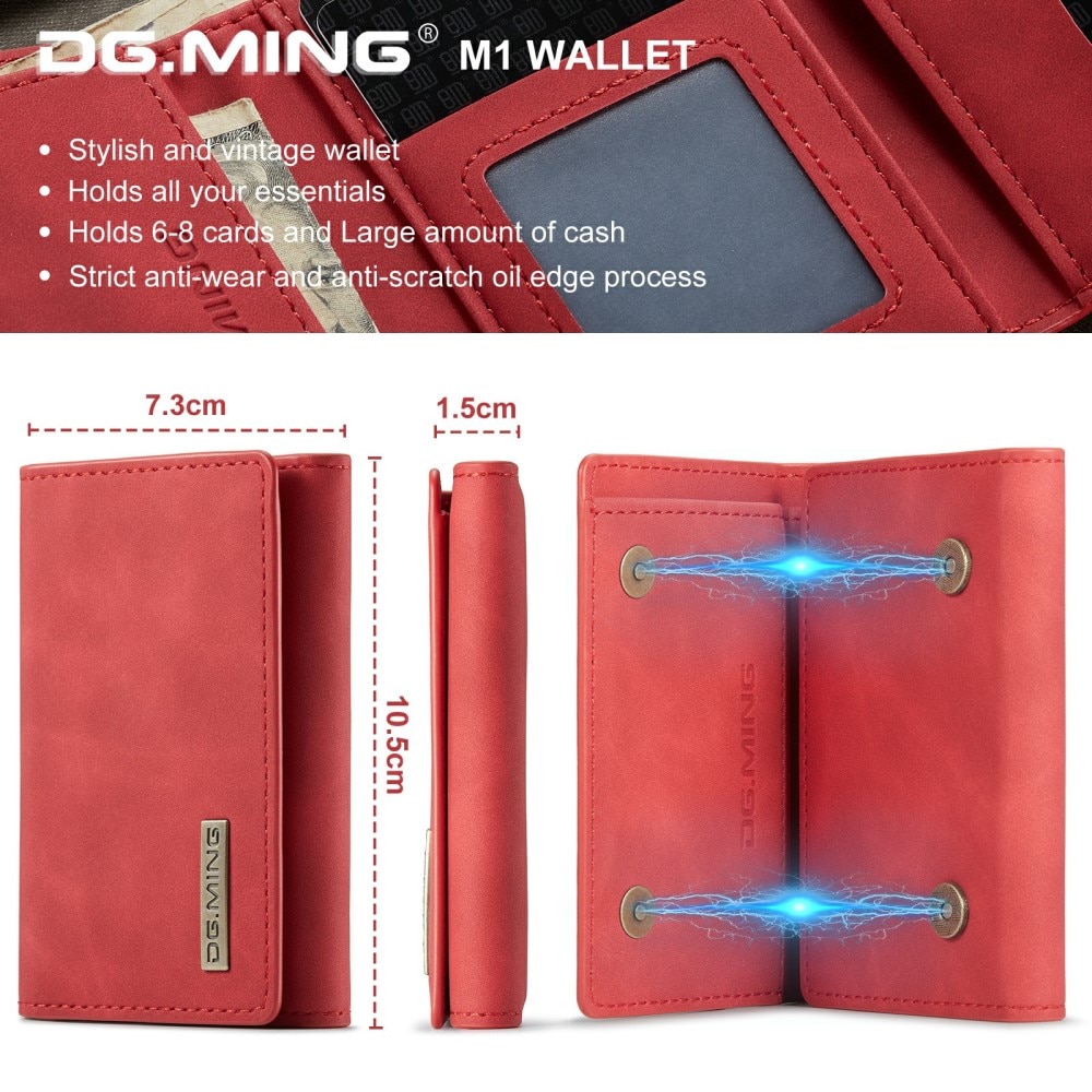 Leather Wallet Red