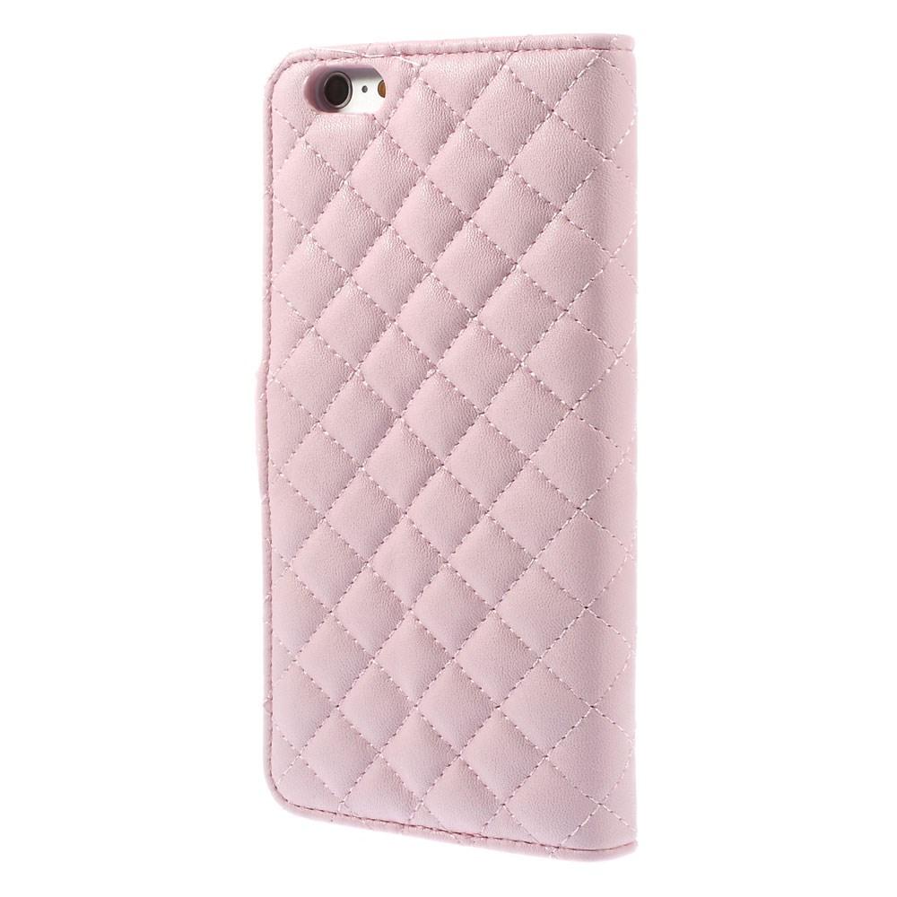 iPhone 6 Plus/6S Plus Wallet Case Quilted Pink