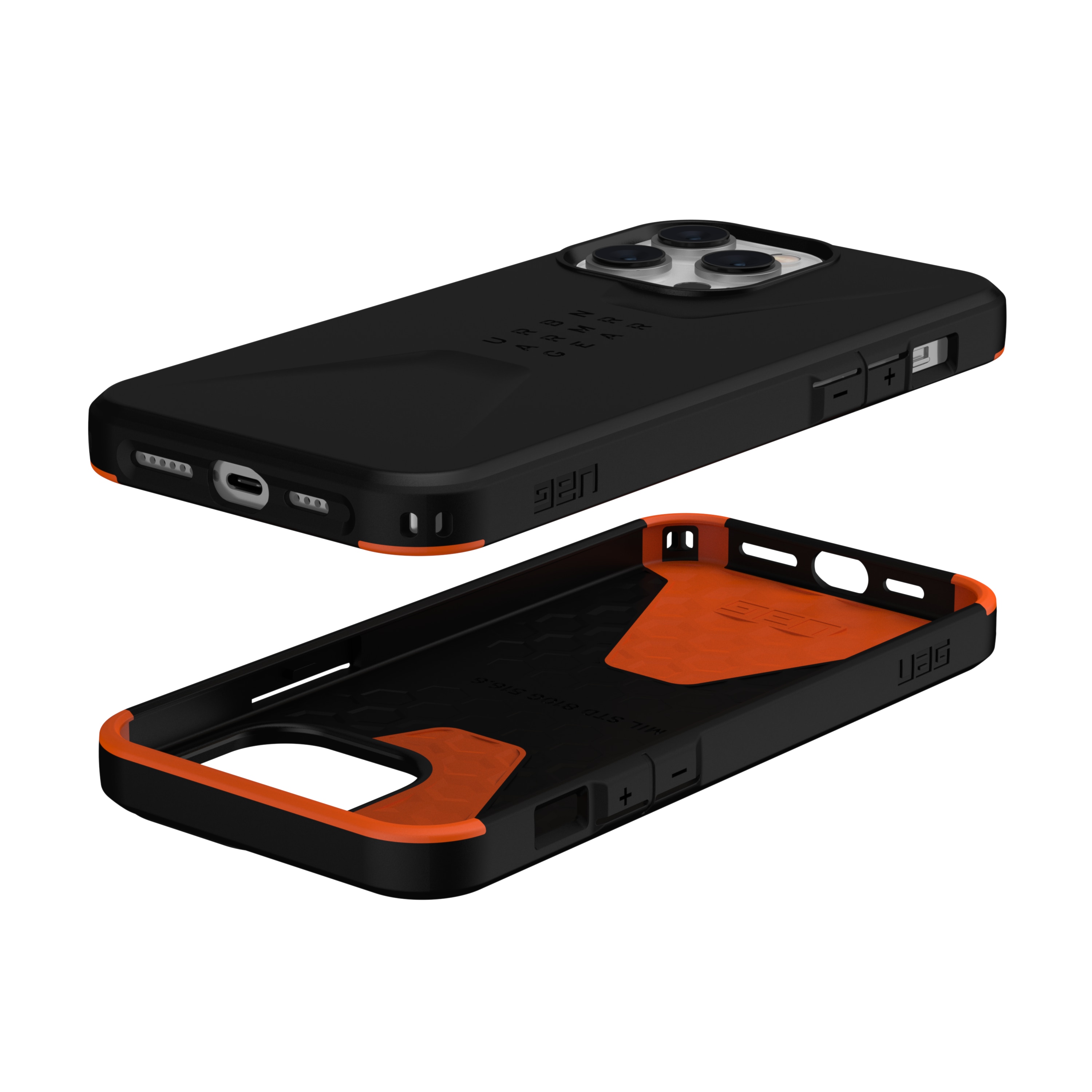 iPhone 14 Pro Max Civilian Series Case Black
