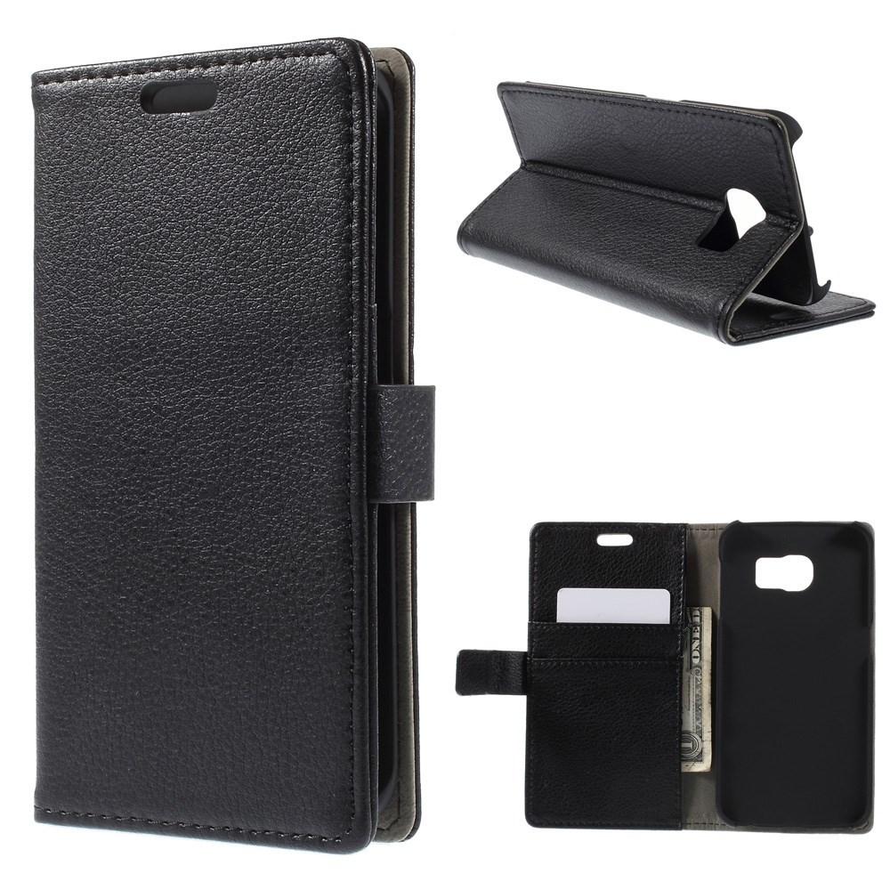 Samsung Galaxy S6 Edge Wallet Case Black