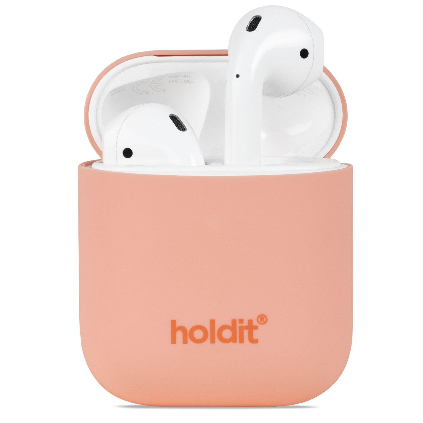 AirPods Silicone Case Pink Peach