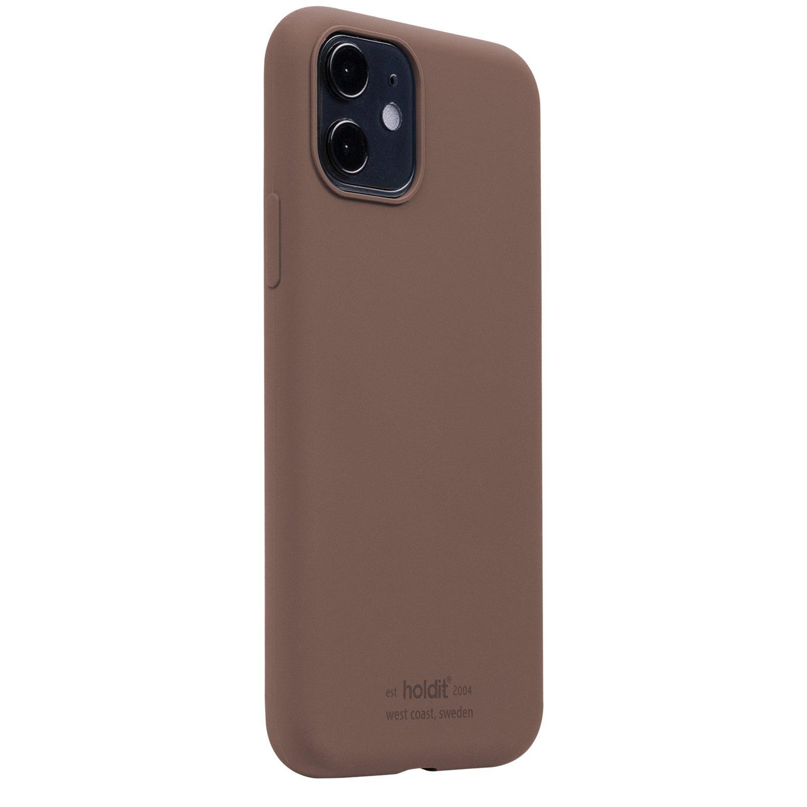 iPhone XR Silicone Case Dark Brown