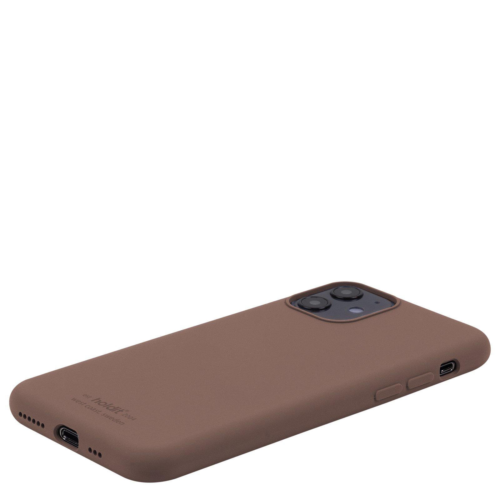 iPhone XR Silicone Case Dark Brown