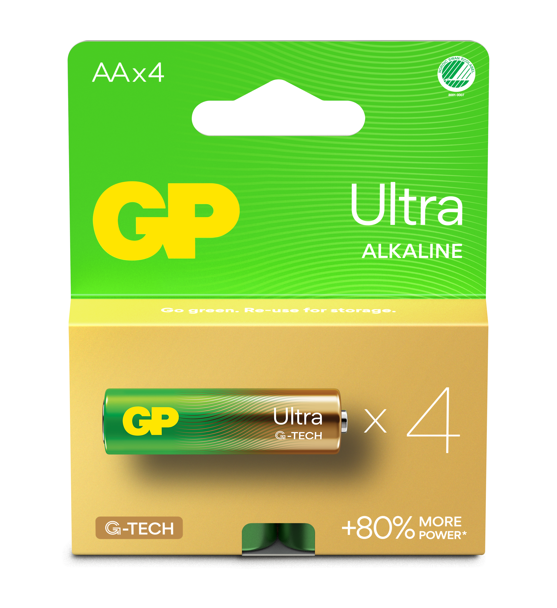 Ultra Alkaline AA Battery 15AU/LR6 (4-pack)