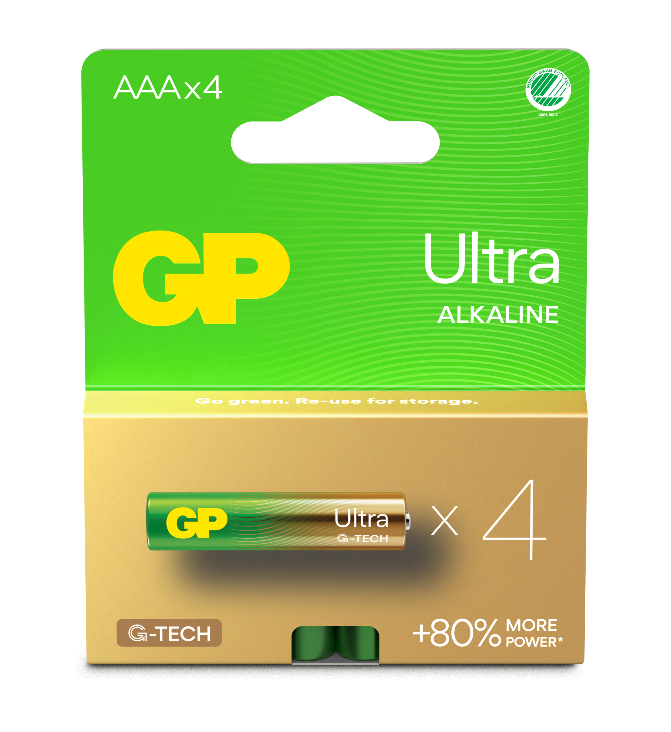 Ultra Alkaline AAA Battery 24AU/LR03 (4-pack)