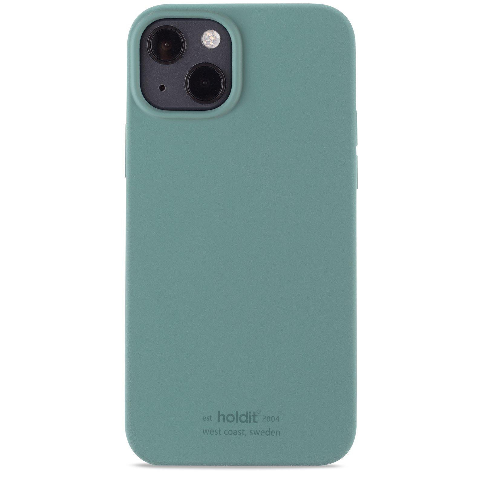 iPhone 14 Silicone Case Moss Green